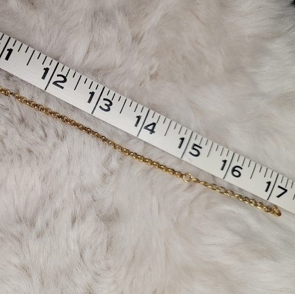 Dior Jewelry | Vintage Christian Dior Germany 1980s Chain Link Floral Necklace - Picture 9 of 9